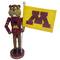 12'' Minnesota Golden Gopher Mascot with Flag Nutcracker